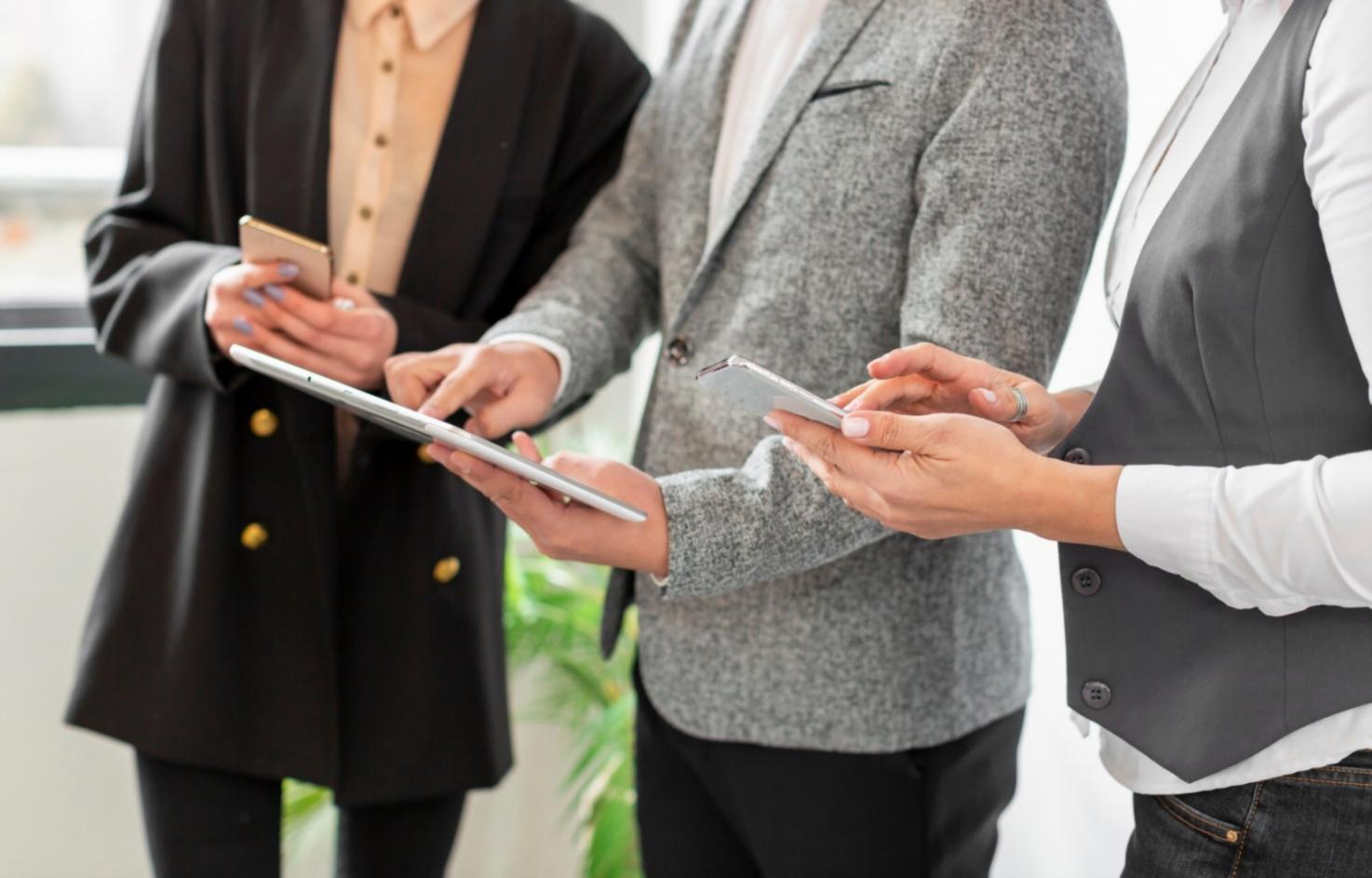 Student studying financial documents at flexible schedule